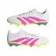 ADIDAS Predator League Fg Mg Bianco Fucsia - Scarpe Da Calcio Bambino