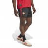 ADIDAS Originals Pantaloncini Calcio Mufc Icon Nero Rosso Uomo