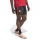 ADIDAS Originals Pantaloncini Calcio Mufc Icon Nero Rosso Uomo