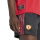 ADIDAS Originals Pantaloncini Calcio Mufc Icon Nero Rosso Uomo