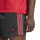ADIDAS Originals Pantaloncini Calcio Mufc Icon Nero Rosso Uomo