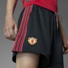 ADIDAS Originals Pantaloncini Calcio Mufc Icon Nero Rosso Uomo