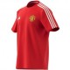 ADIDAS Originals Maglia Maniche Corte Mufc Dna Rosso Bianco Uomo