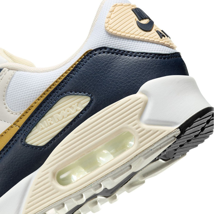 Nike Air Max 90 Nn Bianco Blu Beige - Sneakers Donna