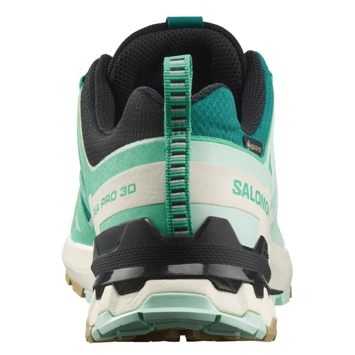 Salomon Xa Pro 3D V9 Gtx Deep Lake Electric Verde  - Scarpe Trekking Donna