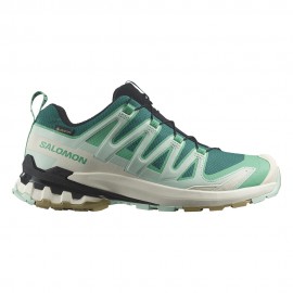 Salomon Xa Pro 3D V9 Gtx Deep Lake Electric Verde  - Scarpe Trekking Donna
