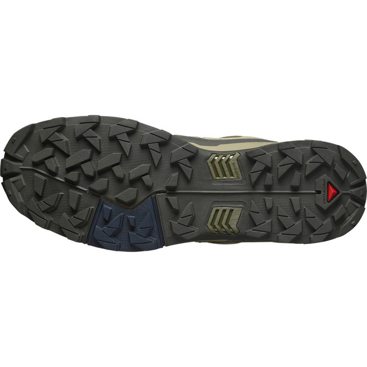 Salomon X Ultra 5 Gtx Martini Olive Gray Verde Blue Nigh - Scarpe Trekking Uomo