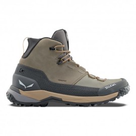 Salewa Puez Leather Mid Bungee Cord - Pedule Trekking Uomo