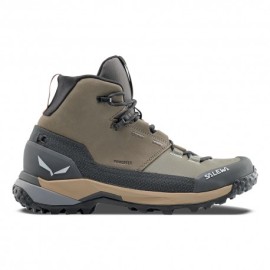 Salewa Puez Leather Mid Bungee Cord - Pedule Trekking Donna
