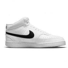 Nike Court Vision Mid Next Nature Bianco Nero - Sneakers Uomo