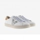 Victoria Berlin effetto Pelle e Glitter Bianco Marrone Argento - Sneakers Donna