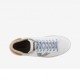 Victoria Berlin effetto Pelle e Glitter Bianco Marrone Argento - Sneakers Donna