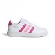ADIDAS Brealnet 2.0 K Gs Bianco Rosa - Sneakers Bambina