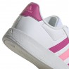 ADIDAS Brealnet 2.0 K Gs Bianco Rosa - Sneakers Bambina