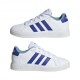 ADIDAS Grand Court 2.0 K Ps Bianco Blu - Sneakers Bambino
