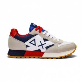 Sun 68 Jaki Tricolor Bianco Blu Rosso - Sneakers Uomo