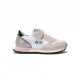 Sun 68 Star Glitter Logo Ps Bianco Nero Argento - Sneakers Bambina