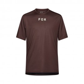 Fox T-Shirt Mtb Ranger Ss Wordmark Cocoa Uomo