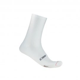 Castelli Calze Ciclismo Espresso 18 Bianco Uomo