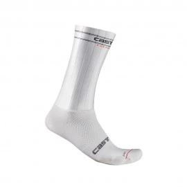 Castelli Calze Ciclismo Fast Feet 3 Bianco Uomo