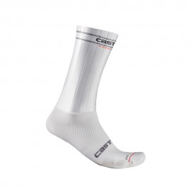 Castelli Calze Ciclismo Fast Feet 3 Bianco Uomo
