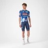 Castelli Maglia Ciclismo Competizione 3 Soudal Quick Step 2025 Blue-Red Uomo