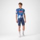 Castelli Maglia Ciclismo Competizione 3 Soudal Quick Step 2025 Blue-Red Uomo