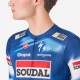 Castelli Maglia Ciclismo Competizione 3 Soudal Quick Step 2025 Blue-Red Uomo