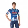 Castelli Maglia Ciclismo Competizione 3 Soudal Quick Step 2025 Blue-Red Uomo