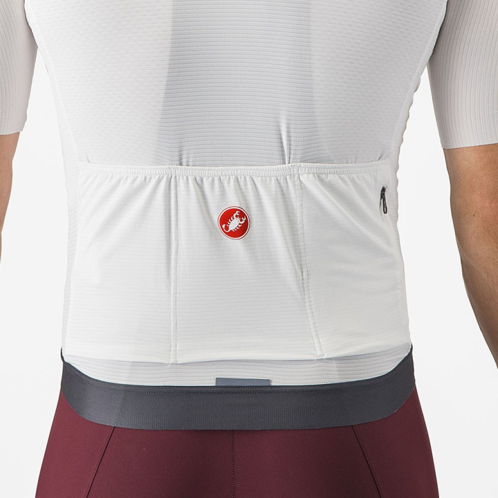 Castelli Maglia Ciclismo Espresso Ivory Dark Gray Uomo