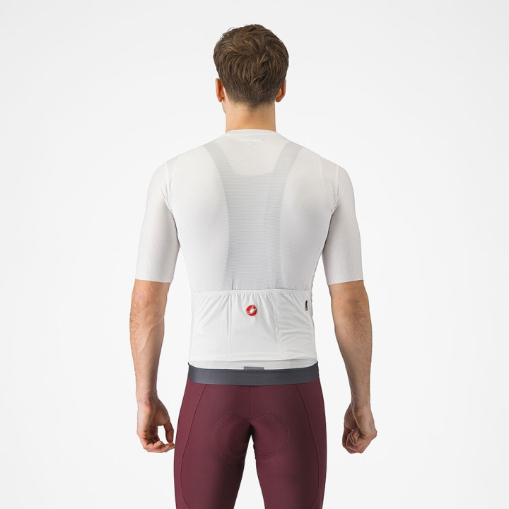 Castelli Maglia Ciclismo Espresso Ivory Dark Gray Uomo
