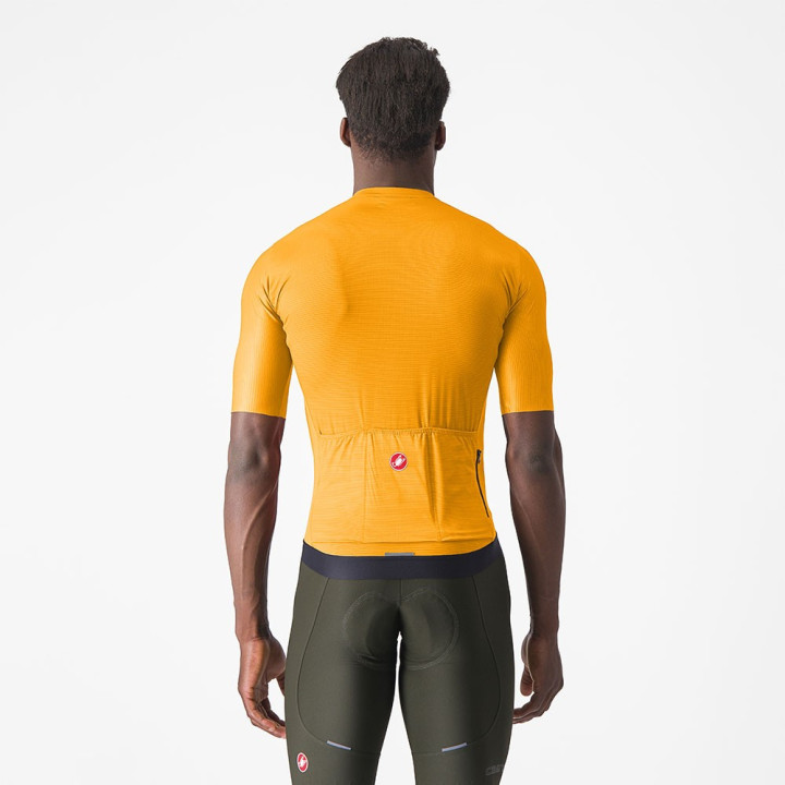 Castelli Maglia Ciclismo Espresso Vivid Arancio Uomo