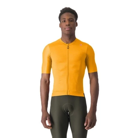 Castelli Maglia Ciclismo Espresso Vivid Arancio Uomo