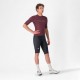 Castelli Maglia Ciclismo Prologo Lite Deep Bordeaux Argento Gray Uomo