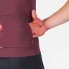 Castelli Maglia Ciclismo Prologo Lite Deep Bordeaux Argento Gray Uomo