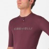 Castelli Maglia Ciclismo Prologo Lite Deep Bordeaux Argento Gray Uomo