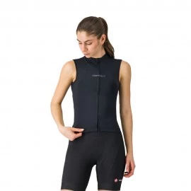 Castelli Maglia Ciclismo Sole Sleeveless Nero Donna