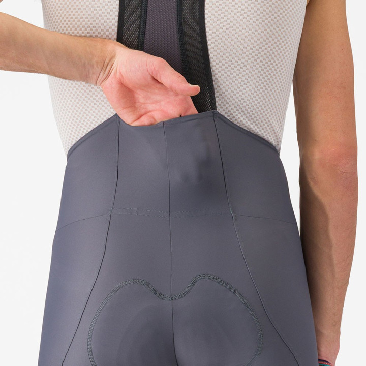 Castelli Salopette Ciclismo Espresso Smoky Gray Uomo
