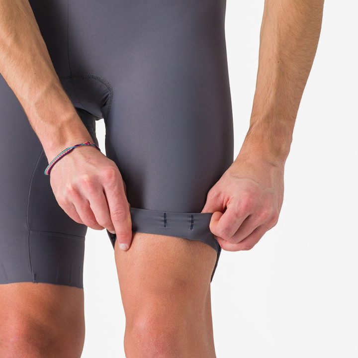 Castelli Salopette Ciclismo Espresso Smoky Gray Uomo