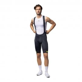 Ale' Salopette Ciclismo Corsa 2.0 Nero Giallo Uomo