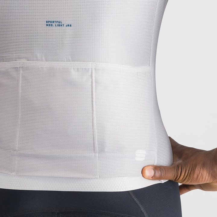 Sportful Maglia Ciclismo Light Stone Grigio Bianco Uomo