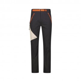 Meru Pantaloni La Oroya Nero Beige Uomo