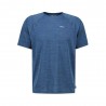 Meru T-Shirt Minto Cendar Blu Melange Uomo