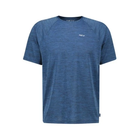 Meru T-Shirt Minto Cendar Blu Melange Uomo