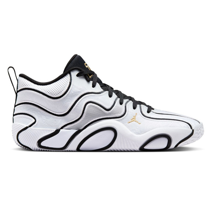 Nike Jordan Tatum 3 Bianco Oro Nero - Scarpe Basket Uomo