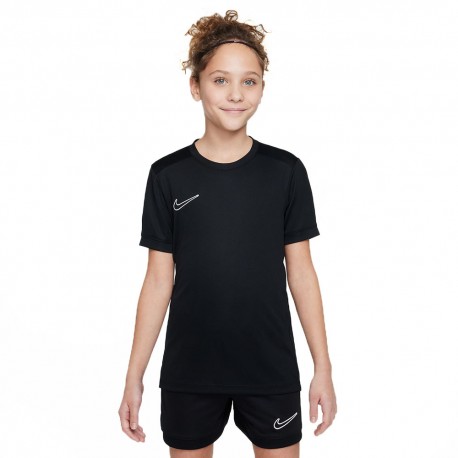Nike Maglia Maniche Corte Academy25 Nero Bianco Bambino