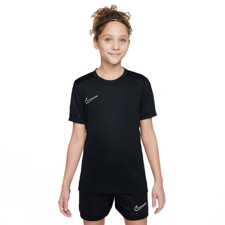 Nike Maglia Maniche Corte Academy25 Nero Bianco Bambino