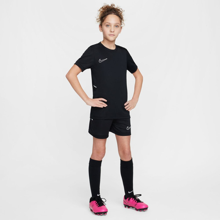 Nike Maglia Maniche Corte Academy25 Nero Bianco Bambino