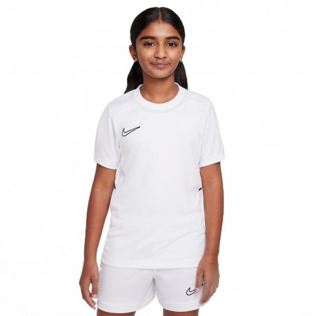 Nike Maglia Maniche Corte Academy25 Bianco Nero Bambino