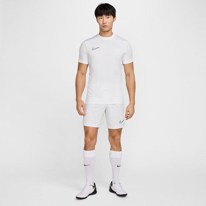 Nike Maglia Maniche Corte Academy25 Bianco Nero Uomo